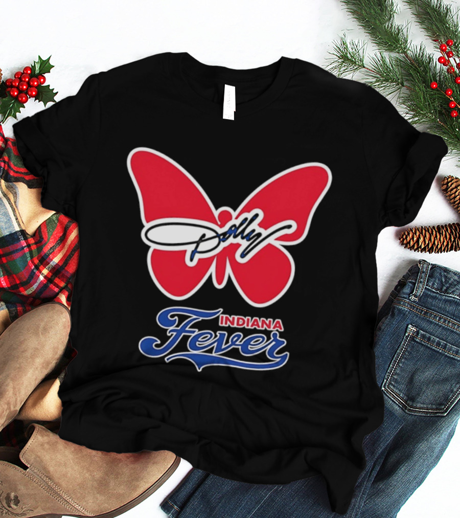 Indiana Fever Women's Basketball Dolly Parton Butterfly Collaboration T-Shirt