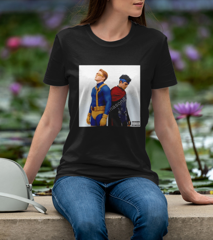 Cyclops And Wiccan Heartstopper X Men Comic Collaboration T-Shirt
