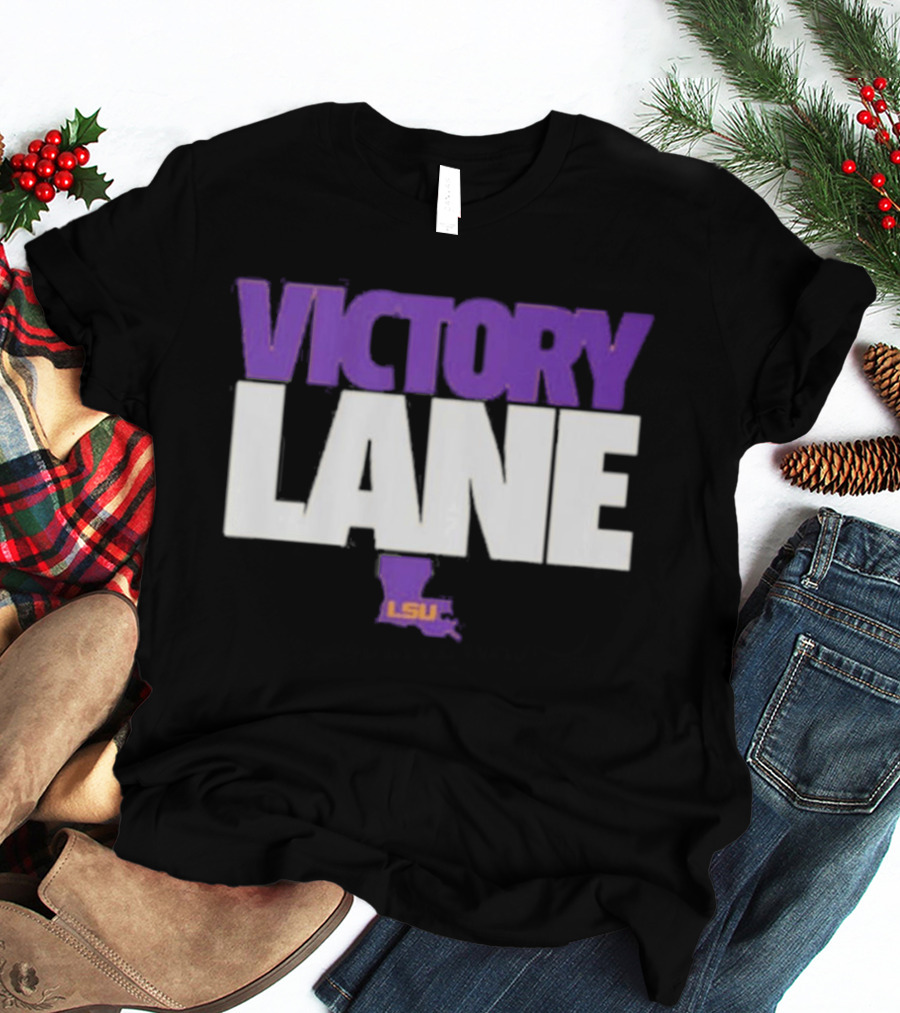 Lane Kiffin Victory Lane LSU NCAA Football Tigers T-Shirt
