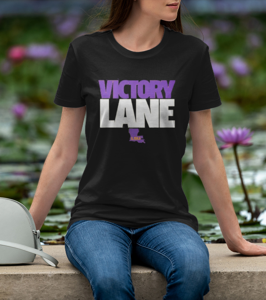 Lane Kiffin Victory Lane LSU NCAA Football Tigers T-Shirt
