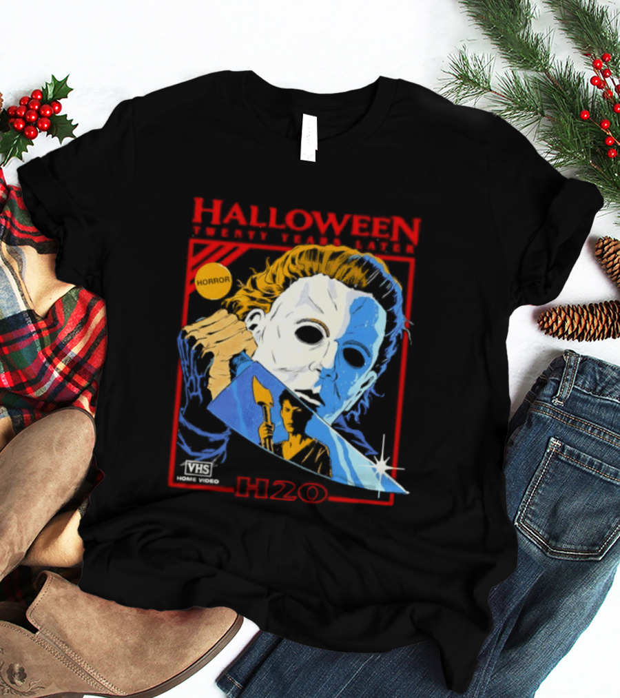 Halloween Twenty Years Later H20 Michael Myers Laurie Strode T-Shirt