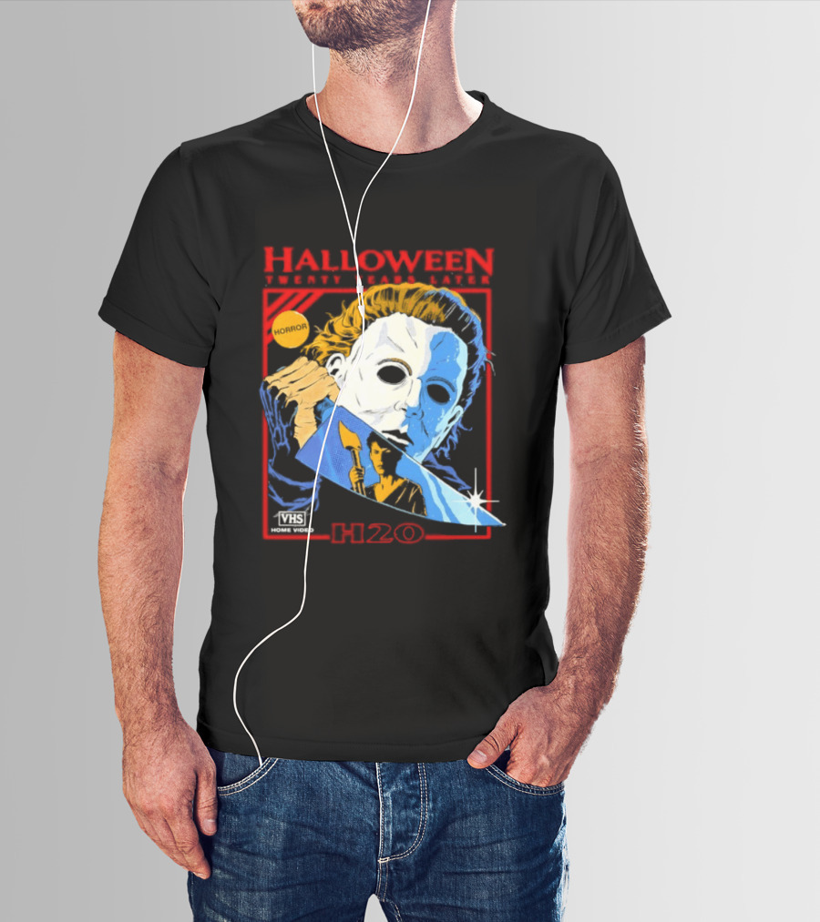 Halloween Twenty Years Later H20 Michael Myers Laurie Strode T-Shirt