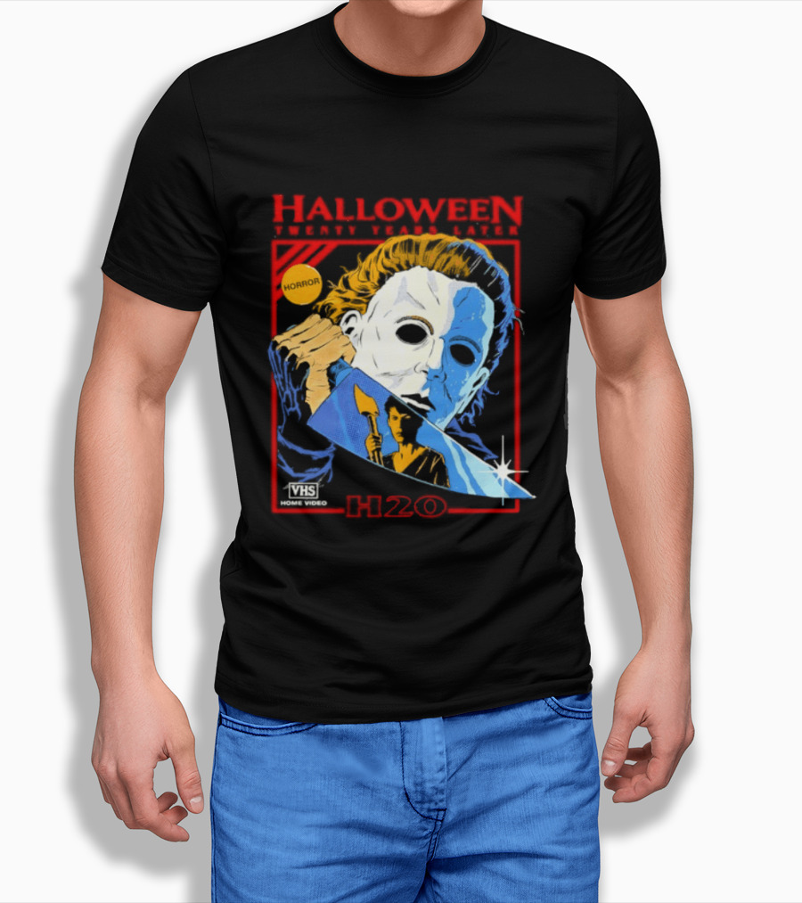 Halloween Twenty Years Later H20 Michael Myers Laurie Strode T-Shirt