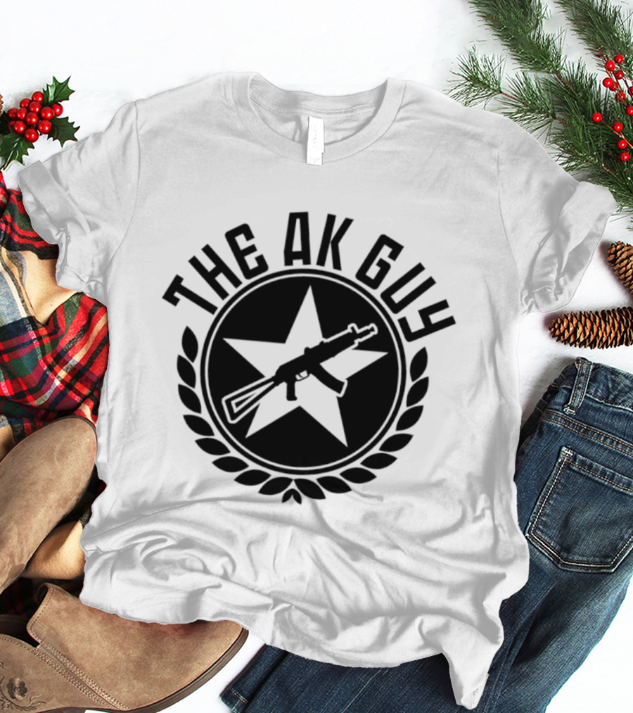 The AK Guy Star Symbol AK 47 Laurel T-Shirt