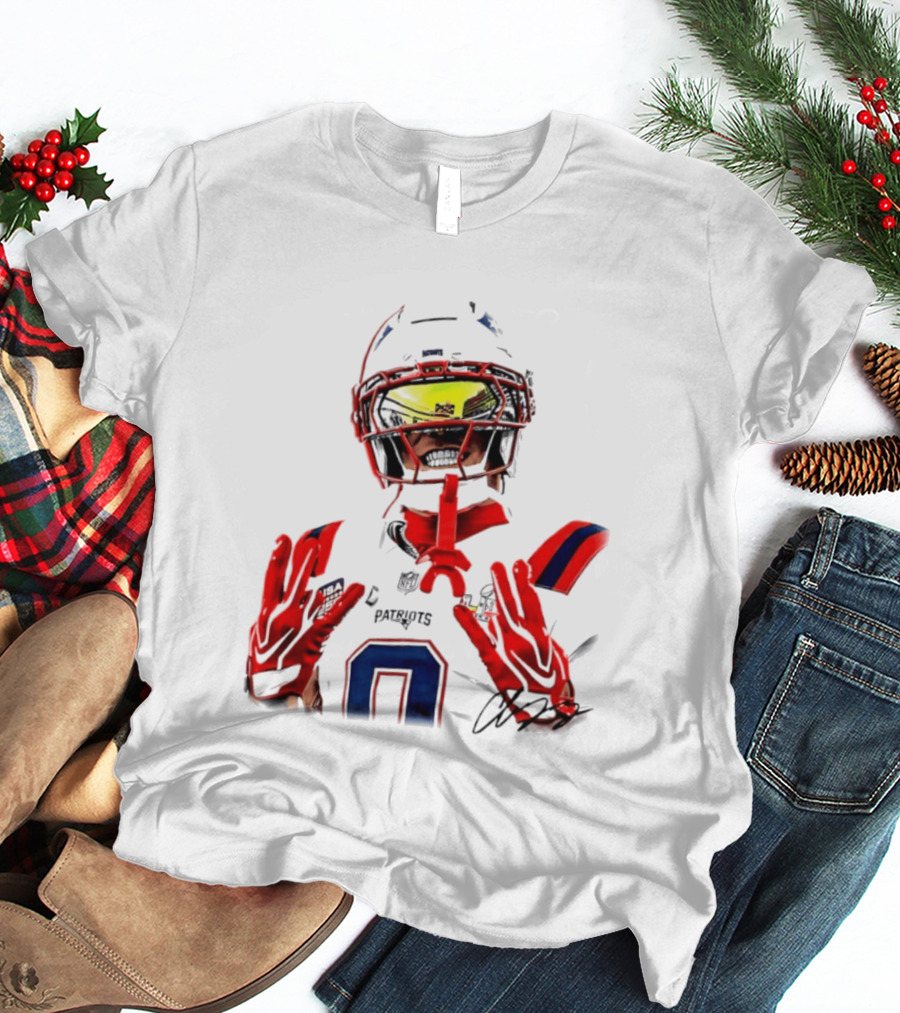New England Patriots Christian Gonzalez Gonzo Player Number 6 T-Shirt