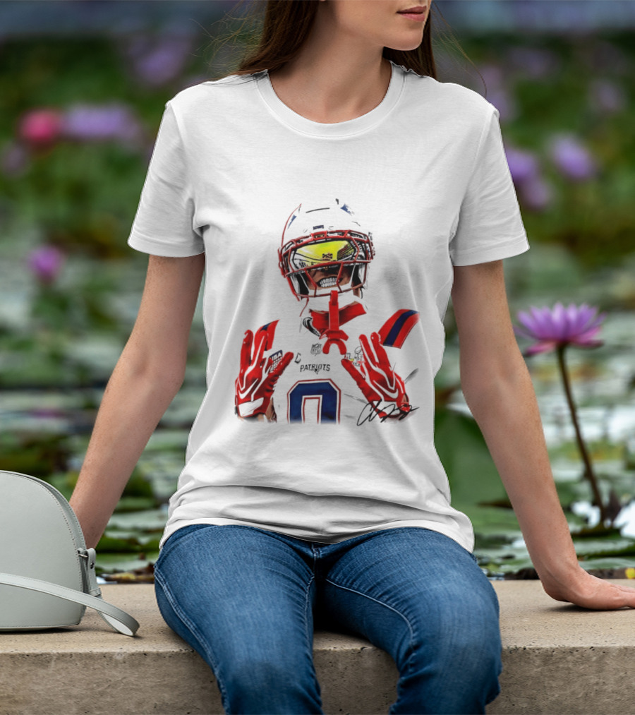 New England Patriots Christian Gonzalez Gonzo Player Number 6 T-Shirt