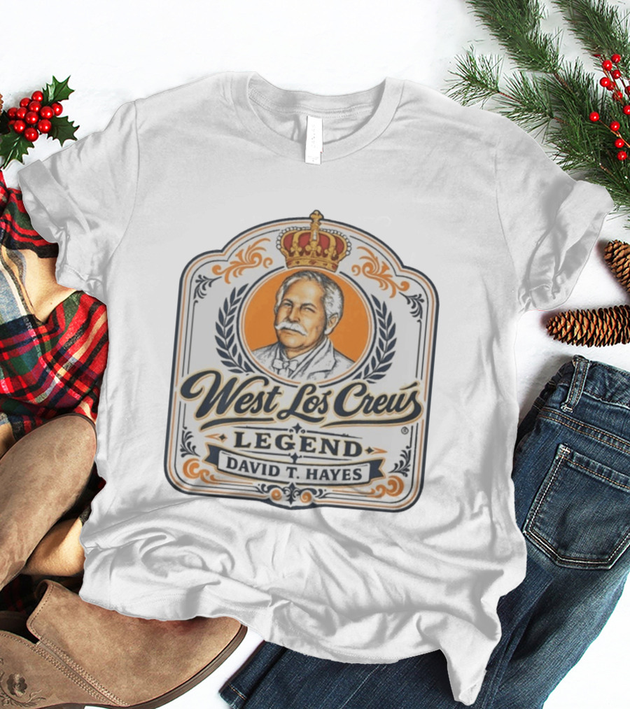 West Lot Crew Legend David Hayes Crown T-Shirt