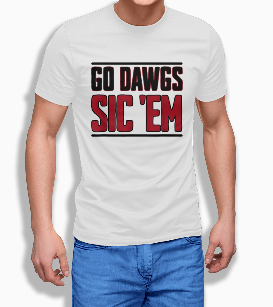 Georgia Bulldogs Go Dawgs Sic Em T-Shirt