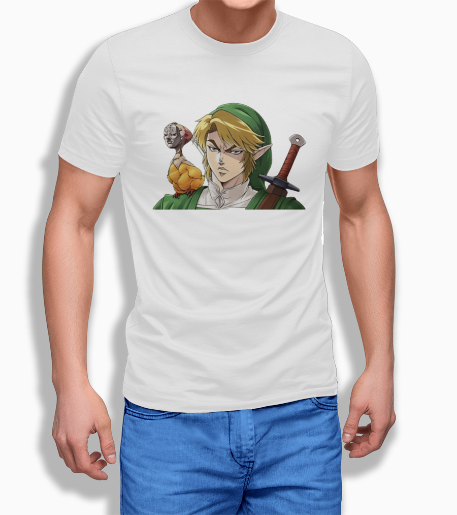 Link Dio Brando Fusion With Cucco JoJo References T-Shirt