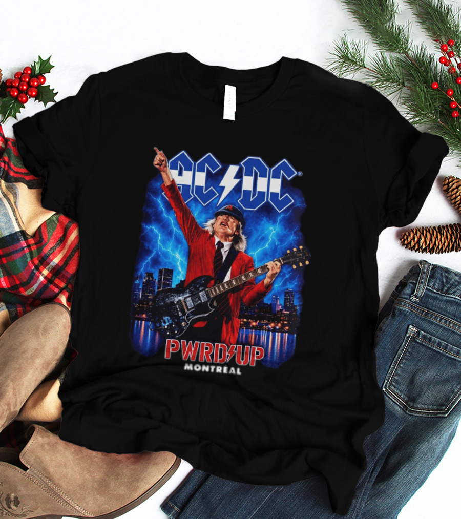 ACDC PWR UP Montreal 2026 Event Live At Parc Jean Drapeau September 12 T-Shirt