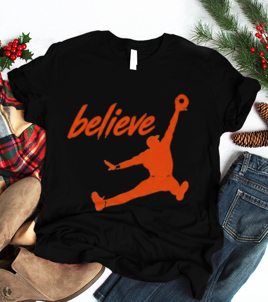 Believe Orioles Air Cowser Jump T-Shirt