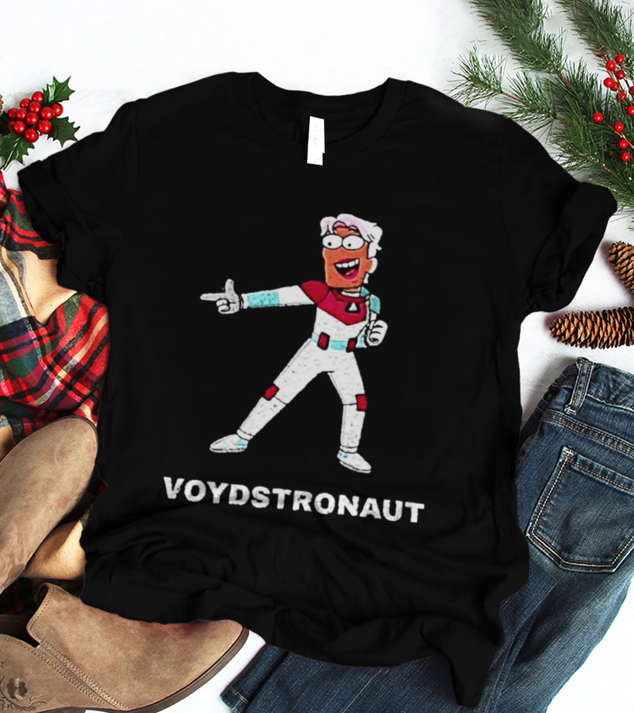 Voydstronaut Cartoon Character Space Adventure T-Shirt