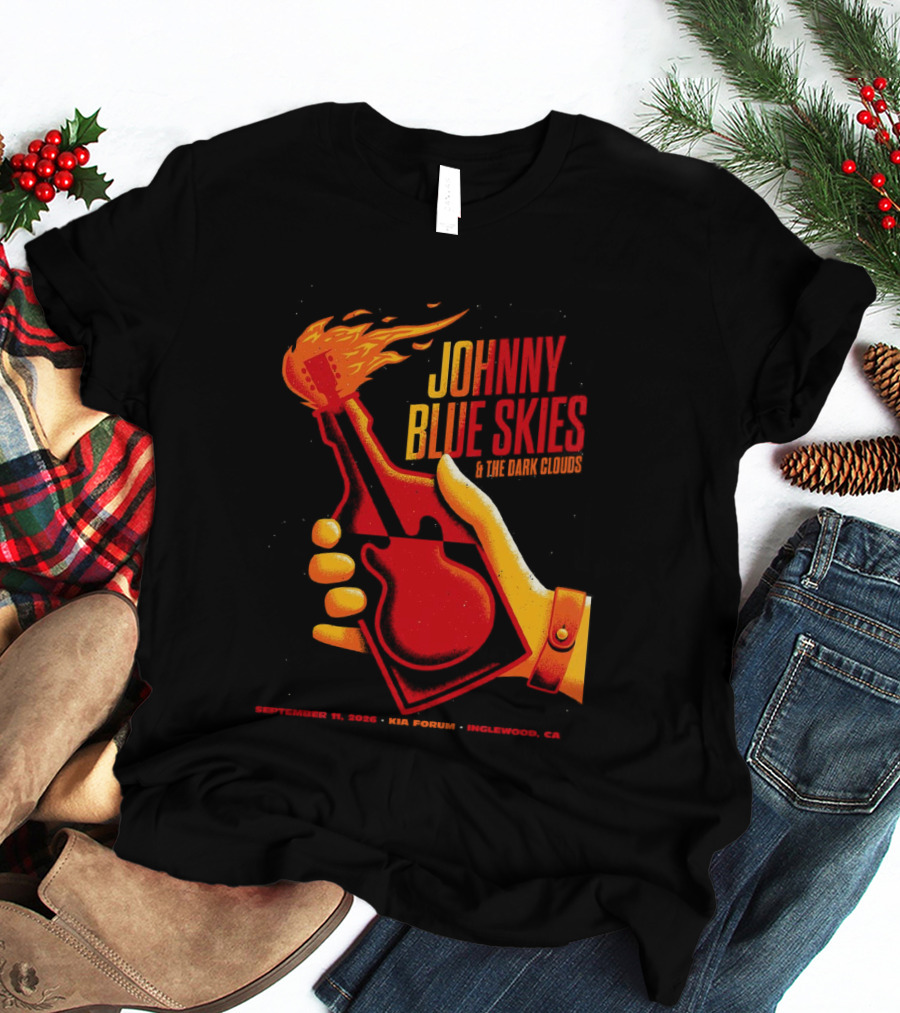 Johnny Blue Skies Inglewood CA 2026 The Dark Shadows Live At Kia Forum September 11 T-Shirt