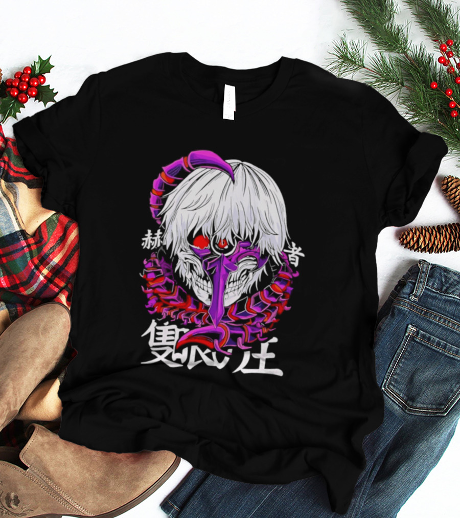 Tokyo Kaneki Kakuja Mask Heroic Stance T-Shirt