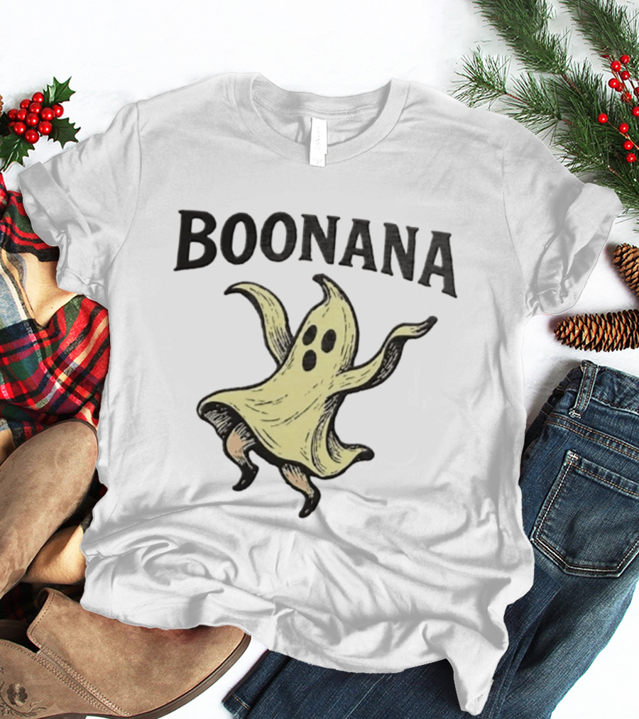 Boonana Ghost Dancing Banana Halloween Costume T-Shirt