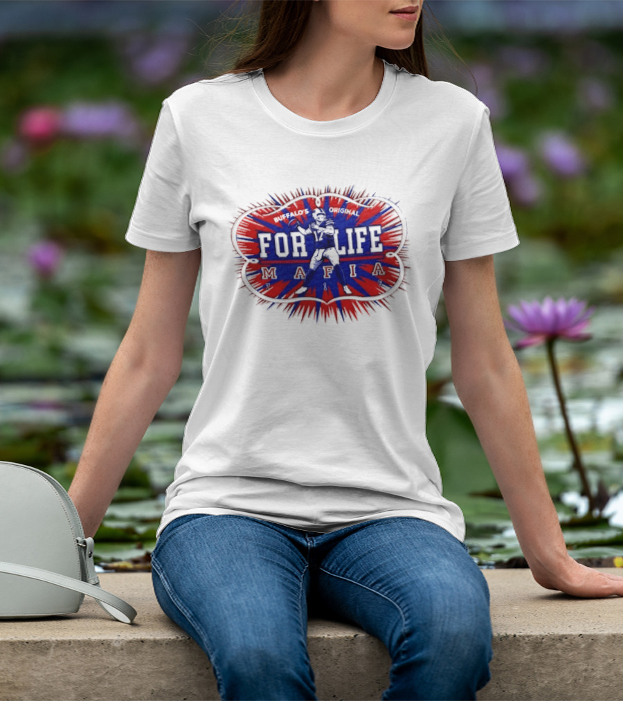 Buffalo Mafia For Life 17 Josh Allen T-Shirt