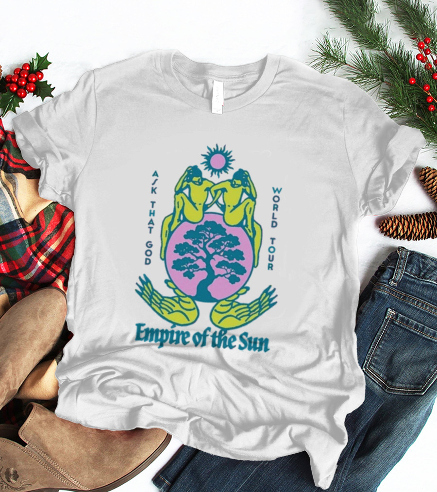 Empire Of The Sun Ask That God Hand World Tour Tree T-Shirt