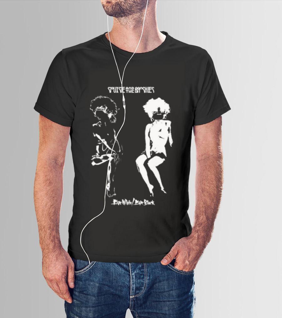 Siouxsie And The Banshees Eve White Eve Black T-Shirt