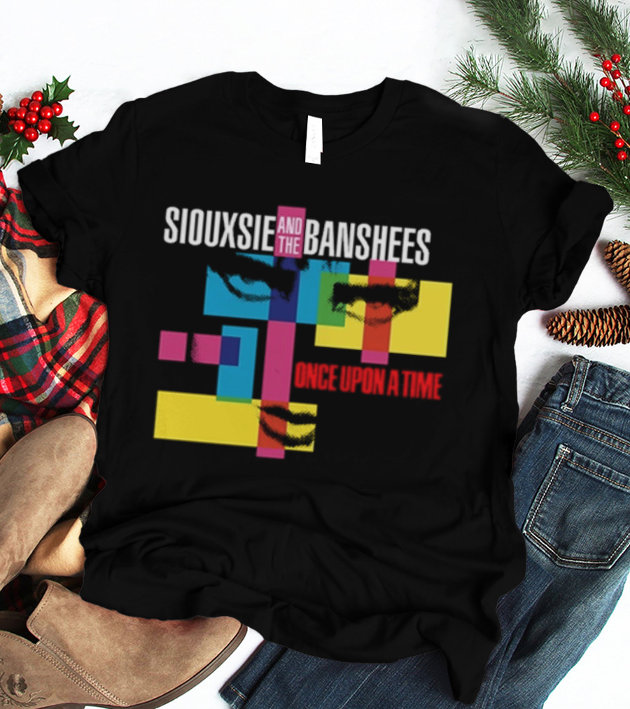 Siouxsie And The Banshees Once Upon A Time 2026 Multicolor Blocks T-Shirt