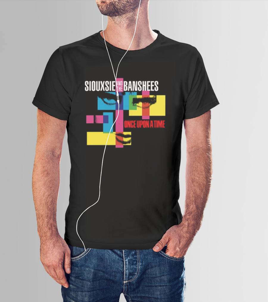 Siouxsie And The Banshees Once Upon A Time 2026 Multicolor Blocks T-Shirt