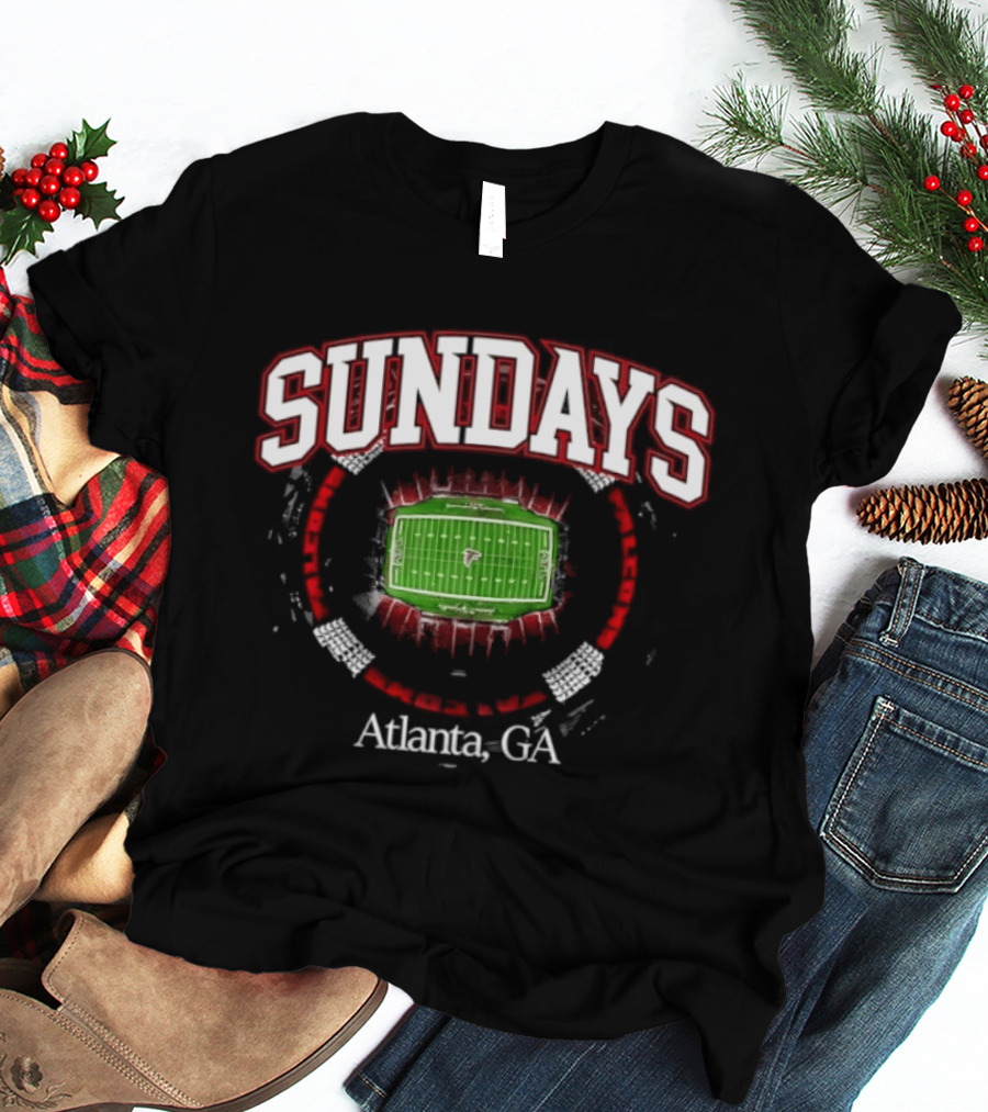 Atlanta GA Sundays Football Stadium T-Shirt