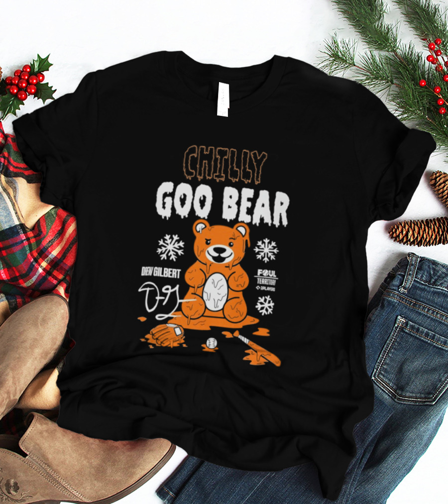 Drew Gilbert Goo Bear Chilly San Francisco Giants T-Shirt