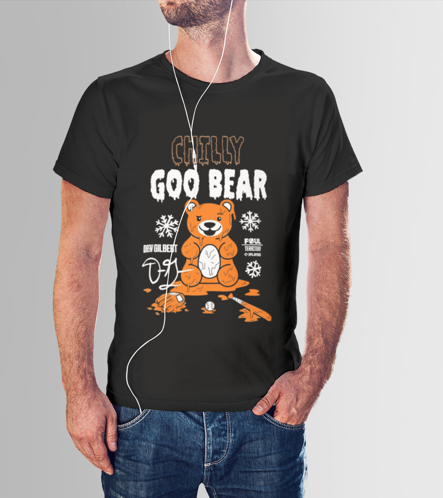 Drew Gilbert Goo Bear Chilly San Francisco Giants T-Shirt