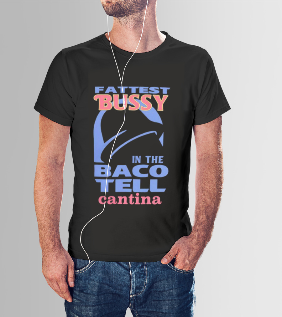 Fattest Bussy In The Baco Tell Cantina Star Helmet T-Shirt