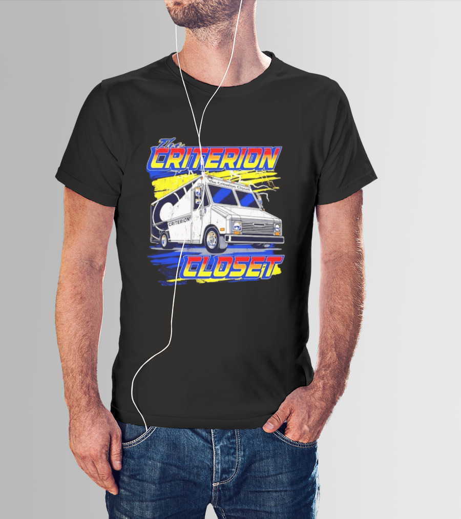 The Criterion Closet Film Movies Cinema Criterion Truck T-Shirt
