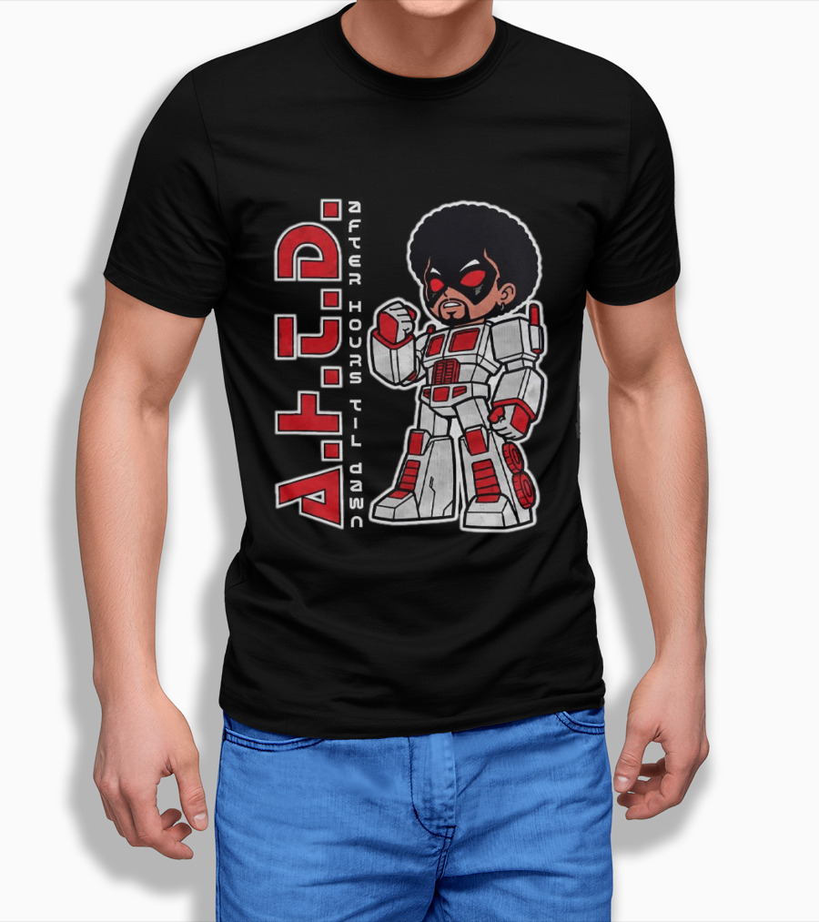 The Weeknd A.F.T.D. After Hours Til Dawn 2026 Asia Tour Tokyo Japan Gundam Pop Up T-Shirt