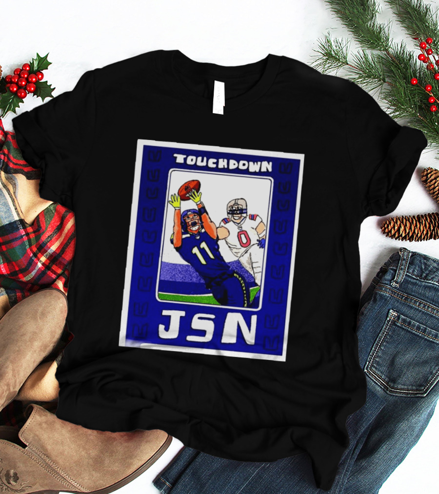Touchdown JSN Jackson Smith Njigba Seattle Football Catch 11 T-Shirt