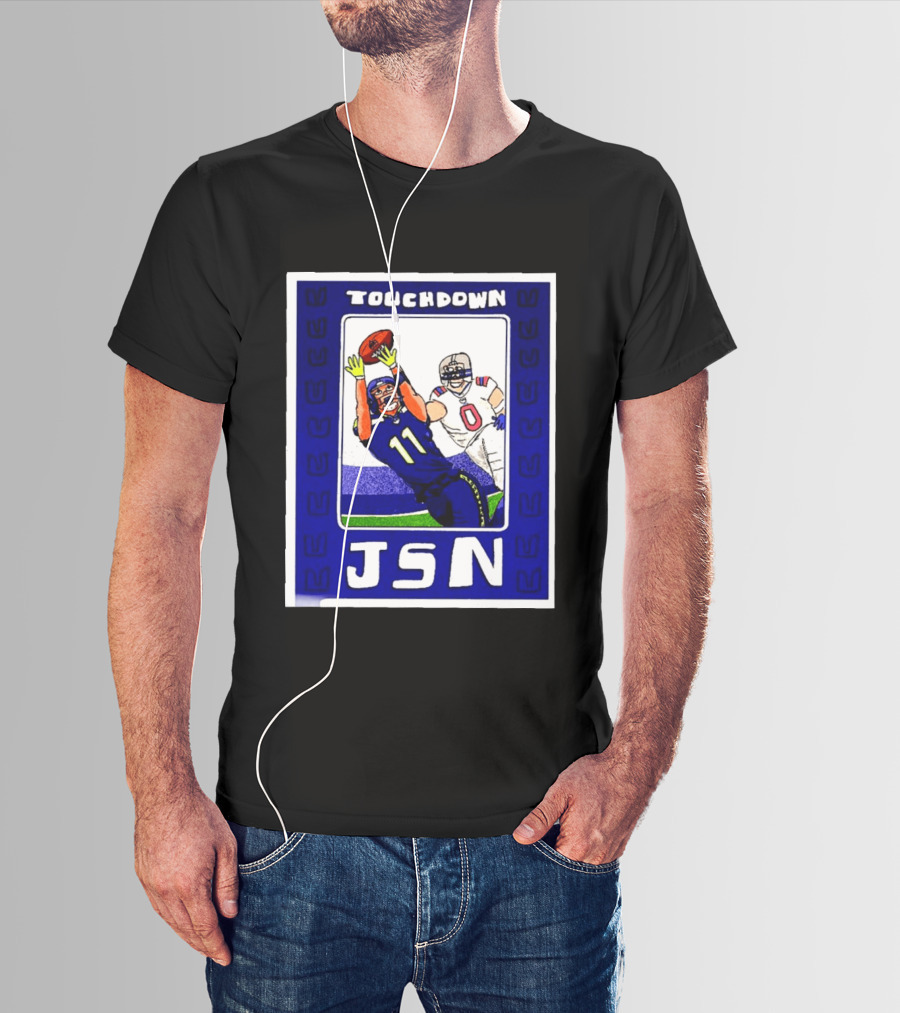 Touchdown JSN Jackson Smith Njigba Seattle Football Catch 11 T-Shirt