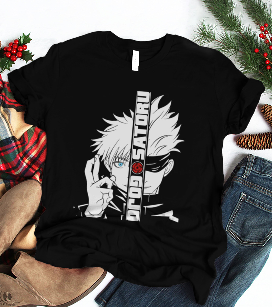 Satoru Gojo Mirror Six Eyes Limitless Jujutsu Kaisen Anime Fan T-Shirt