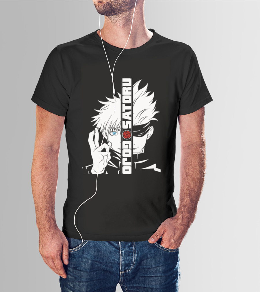 Satoru Gojo Mirror Six Eyes Limitless Jujutsu Kaisen Anime Fan T-Shirt
