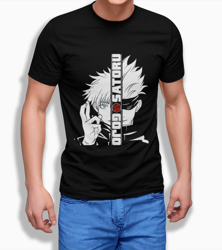 Satoru Gojo Mirror Six Eyes Limitless Jujutsu Kaisen Anime Fan T-Shirt