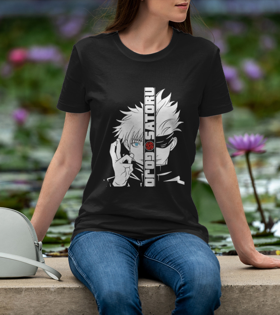 Satoru Gojo Mirror Six Eyes Limitless Jujutsu Kaisen Anime Fan T-Shirt