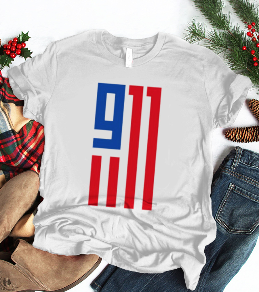 9/11 American Flag USA Patriotic September 11 T-Shirt