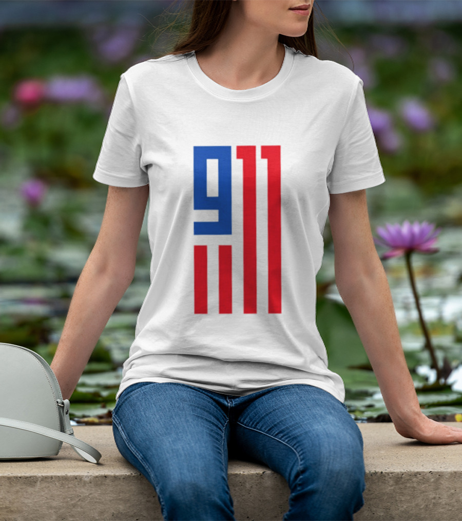 9/11 American Flag USA Patriotic September 11 T-Shirt