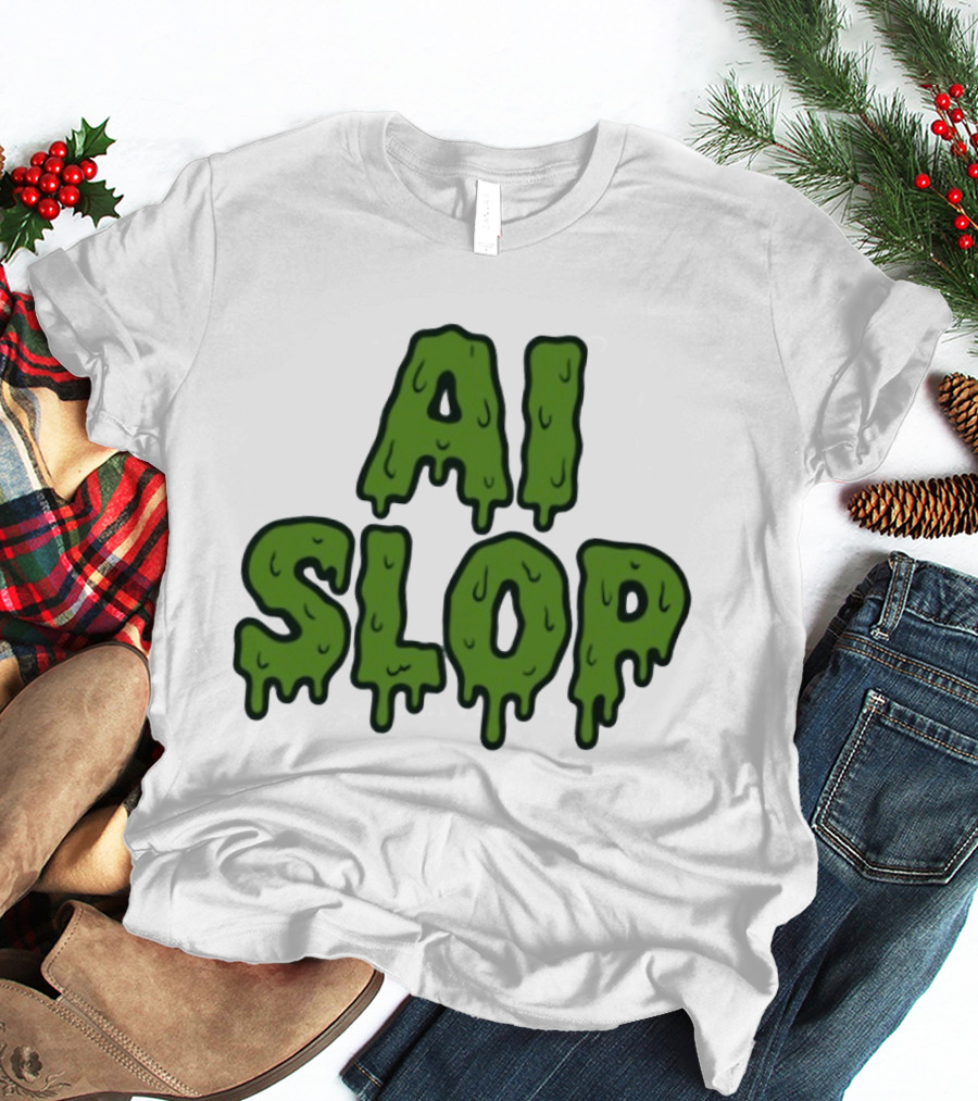 AI Slop Dripping Goo T-Shirt