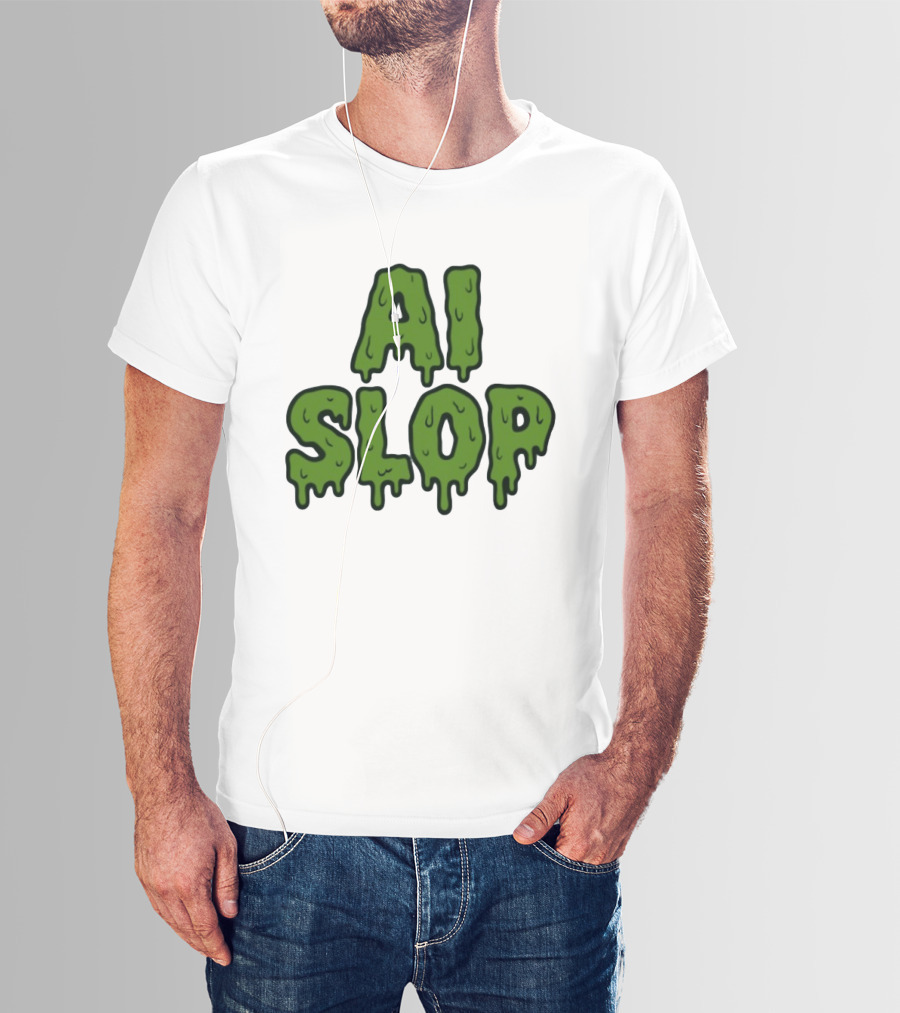 AI Slop Dripping Goo T-Shirt