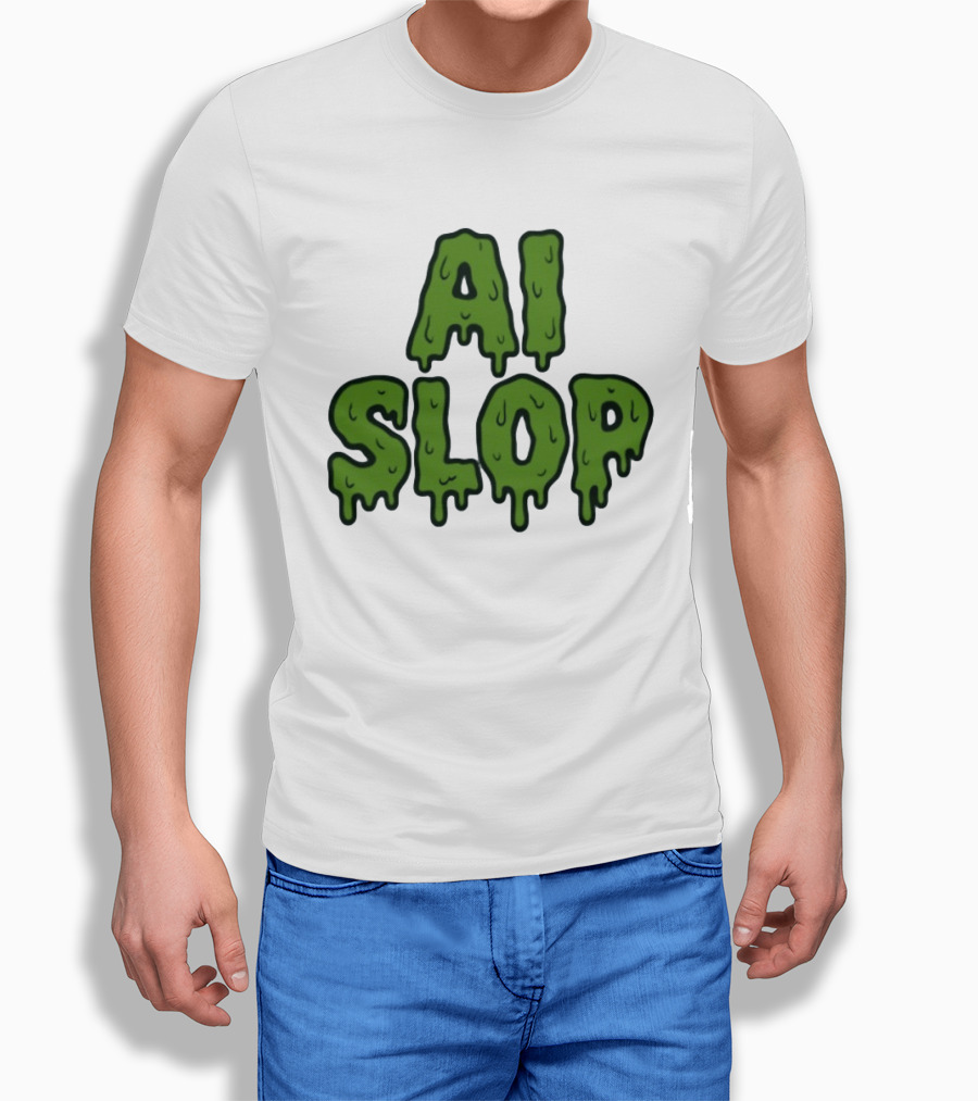 AI Slop Dripping Goo T-Shirt