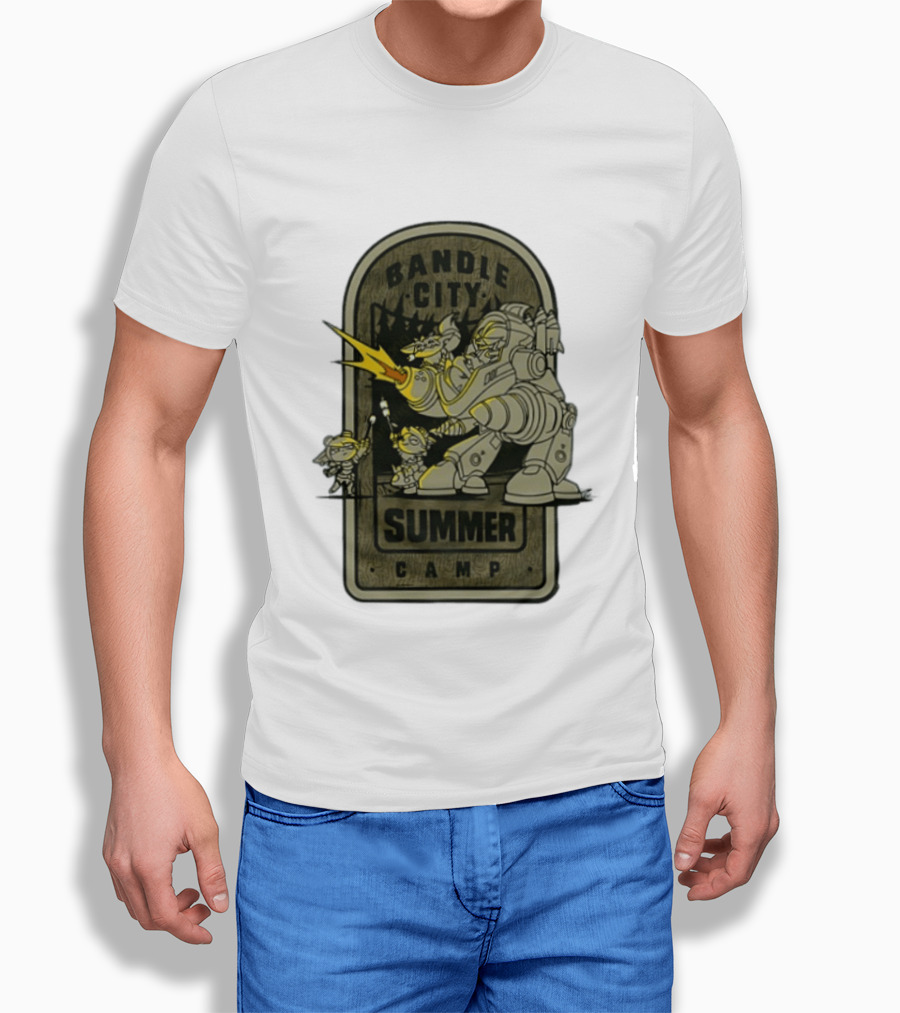 Bandle City Summer Camp League Of Legends Character Battle Scene T-Shirt