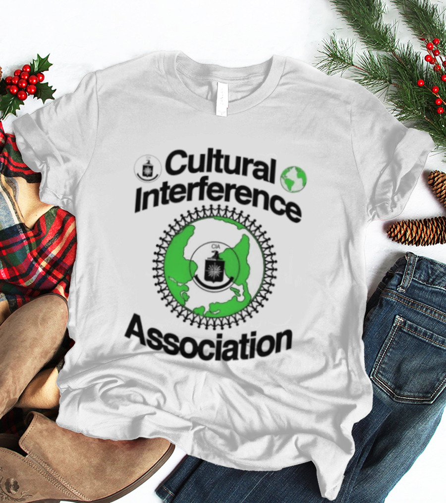 Cultural Interference Association Green Globe T-Shirt