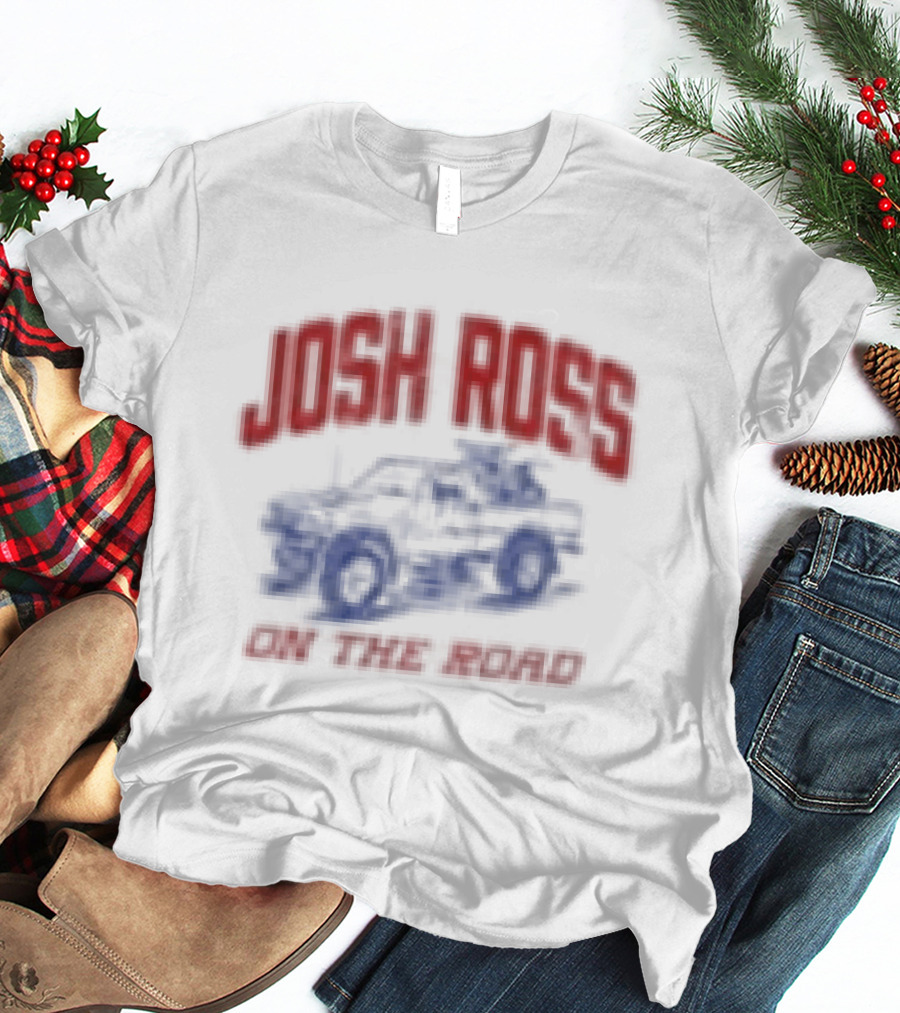 Josh Ross On The Road Tour Blue Car T-Shirt