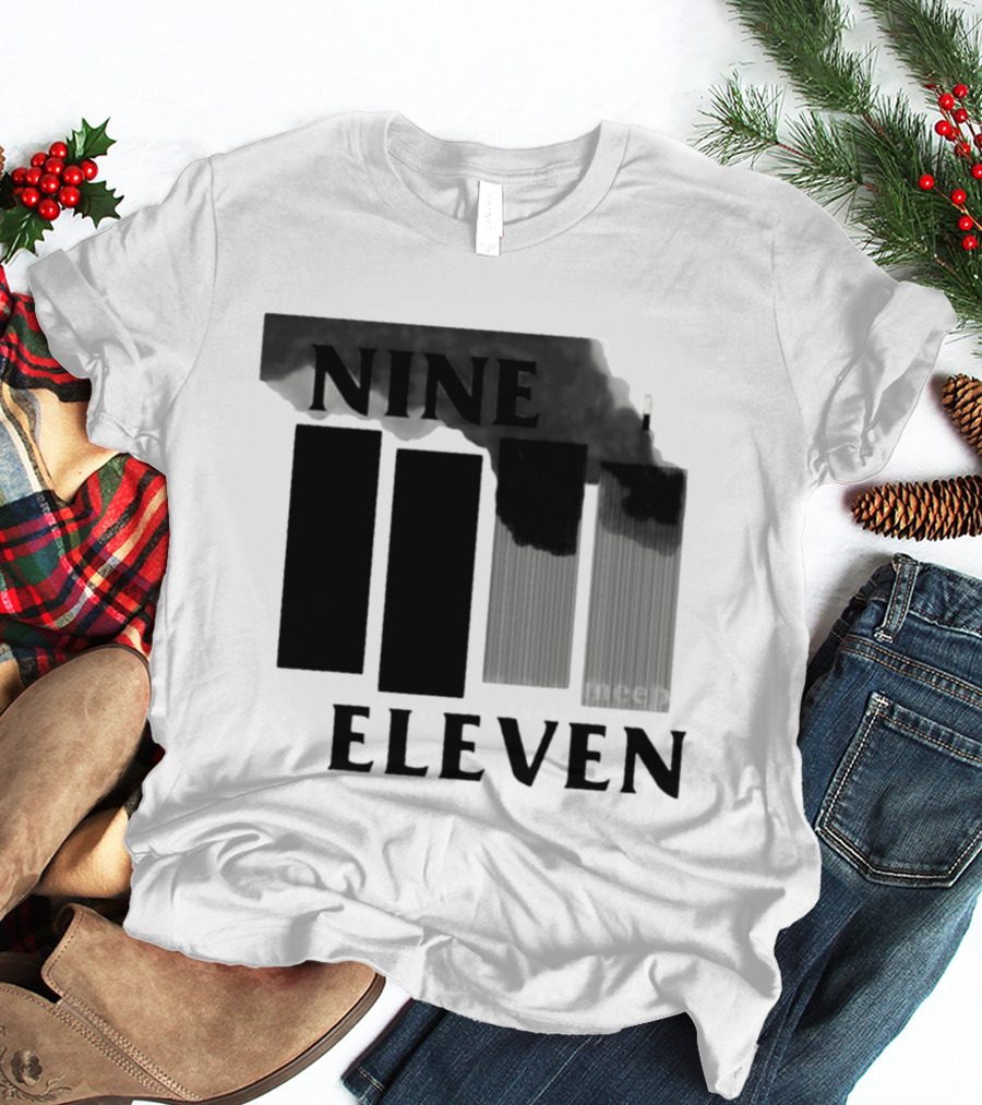 Nine Eleven Meep 9 11 Meme Dark Humor Towers Smoke T-Shirt
