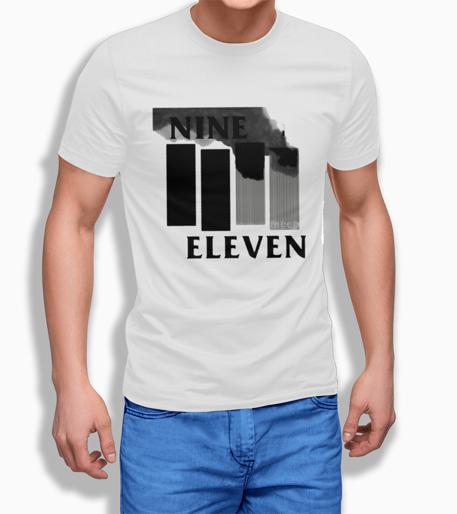 Nine Eleven Meep 9 11 Meme Dark Humor Towers Smoke T-Shirt