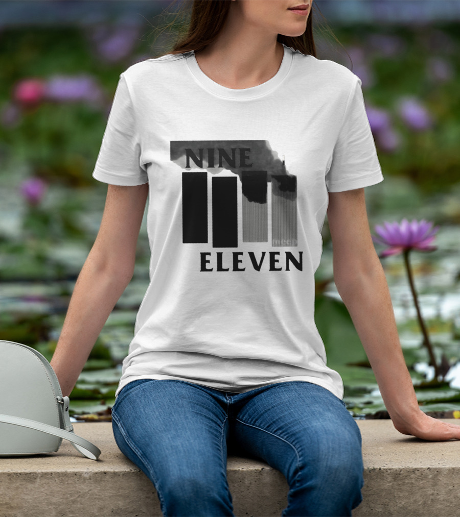 Nine Eleven Meep 9 11 Meme Dark Humor Towers Smoke T-Shirt