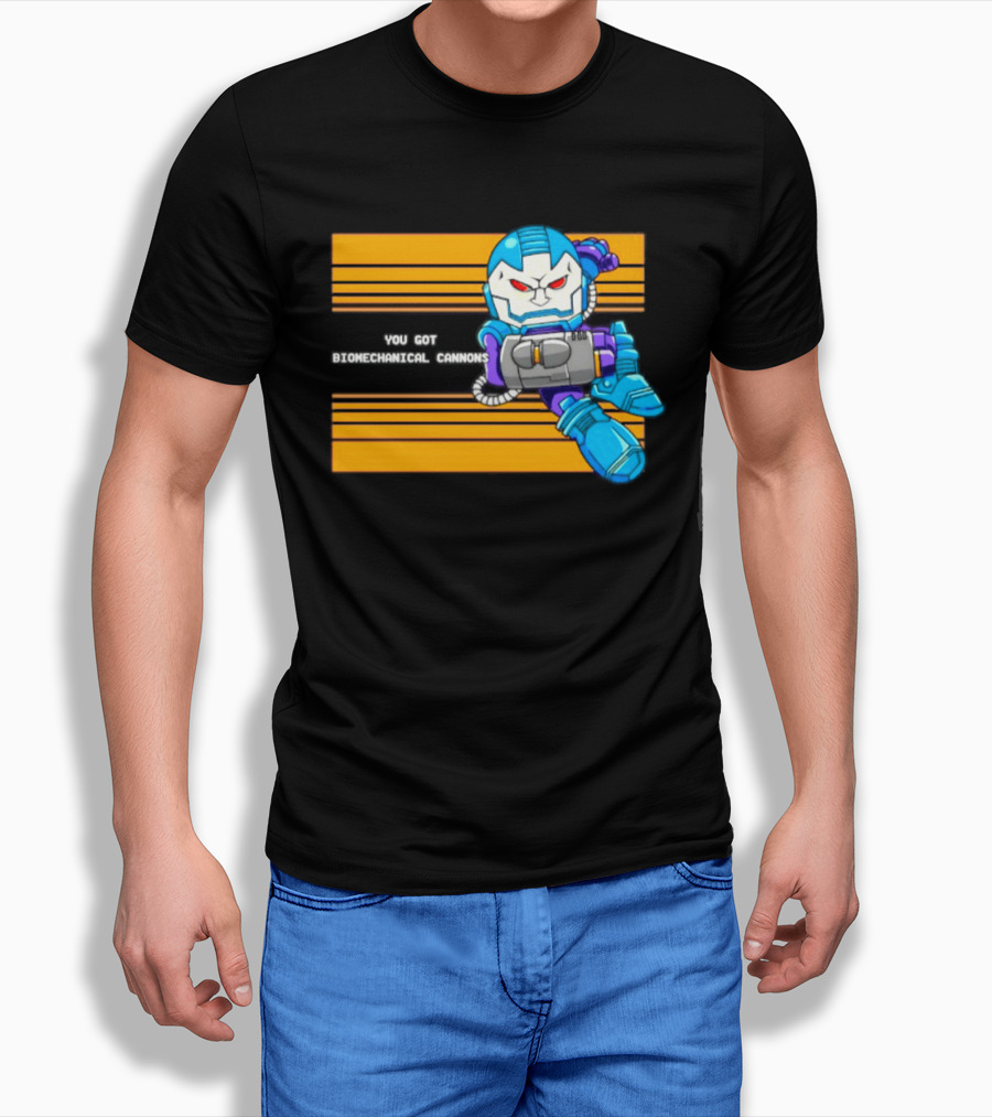 Apocalypse Marvel Cartoon Biomechanical Cannons T-Shirt
