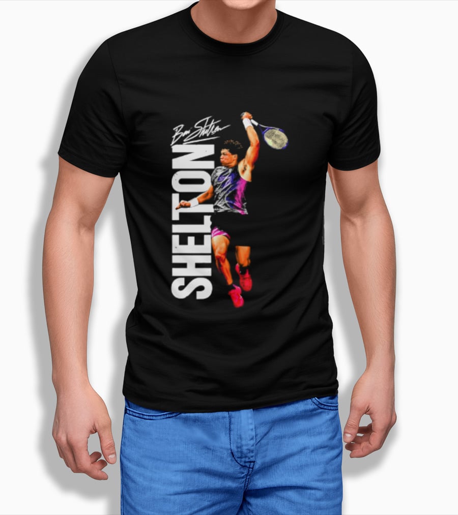 Ben Shelton Tennis Player Signature Art 2026 T-Shirt