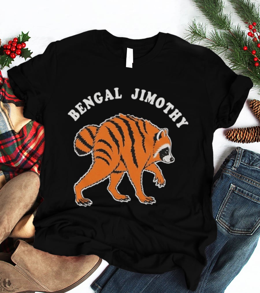 Bengal Jimothy Tiger Raccoon Creature T-Shirt
